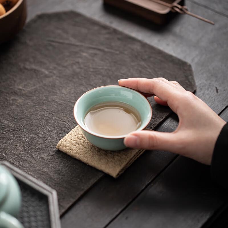 Yunyan Kiln Ru Porcelain Kung Fu Tea Set