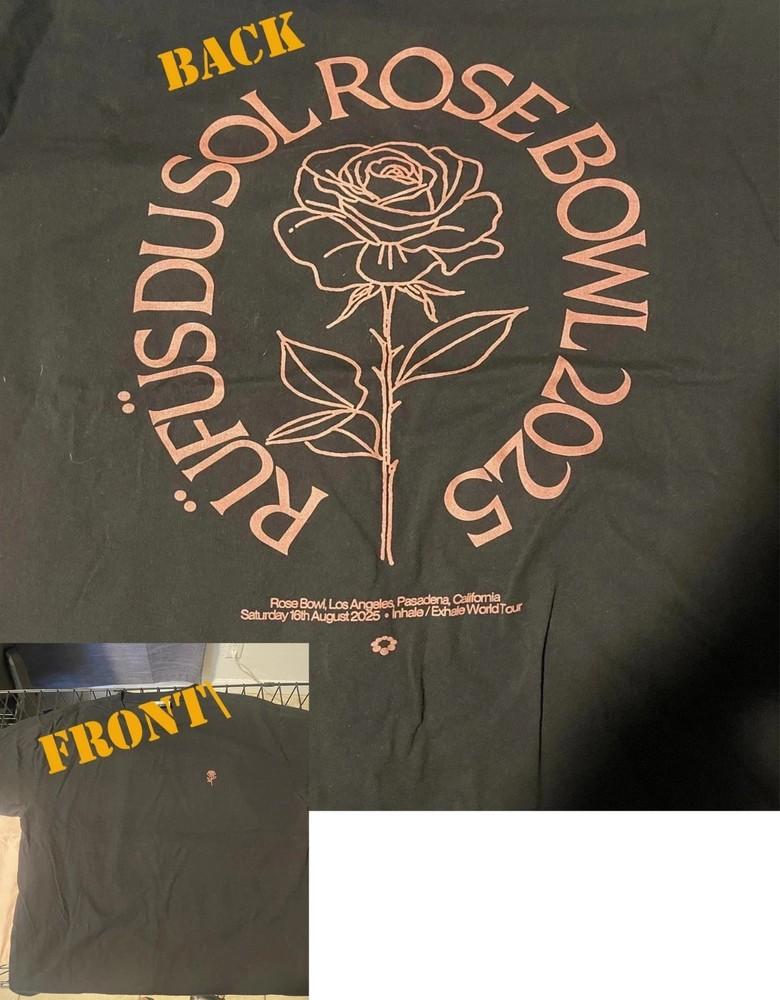 Rufus Du Sol Rose Bowl 2025 World Tour Reprint T-Shirt Unisex T-Shirt XXXXL