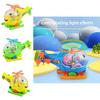 Childrens Light Up Flying Airplane Pull String Toy With Rotating Led For Education And Play