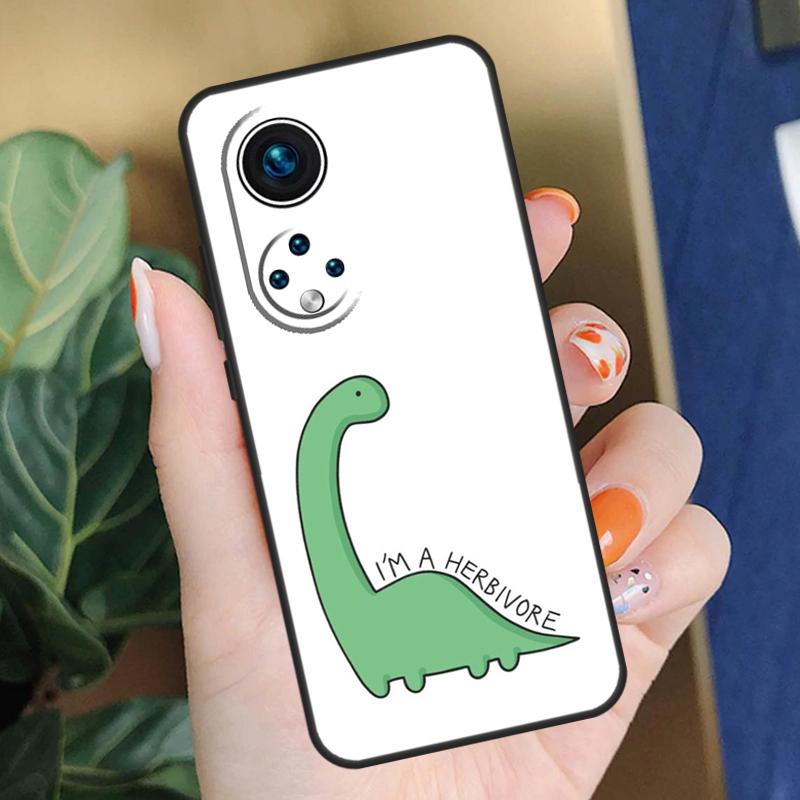 Cute Dino Case For Honor 200 Pro X9b X9a X8b X8a X8 X9 X9c 50 70 90 Lite Honor Magic 5 6 7 Pro Cover