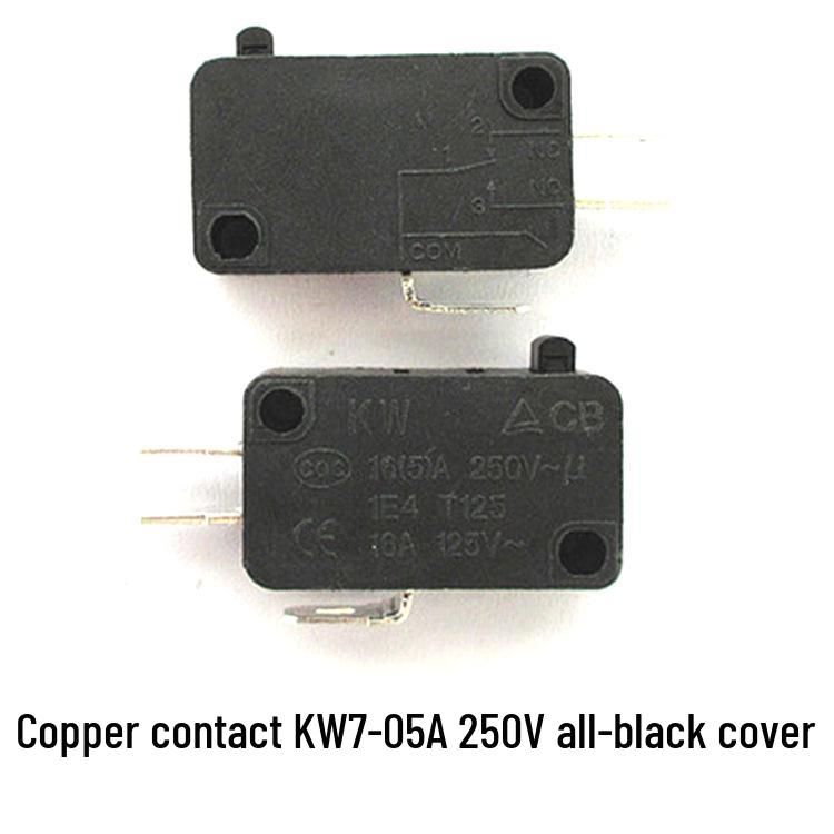 5A250V Kupfer-Berührung KW7 Mikroschalter - 1C/2C25 Dreibein-Hubbegrenzung