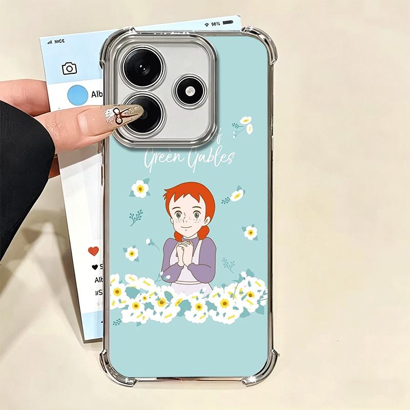 Anne Of Green Gables Shirley Galvanisiert Handyhülle Für Xiaomi Redmi Note 14 15 Pro Plus 13 12 11 11S 11T 10 9S 9 5G Sturzfest Airab