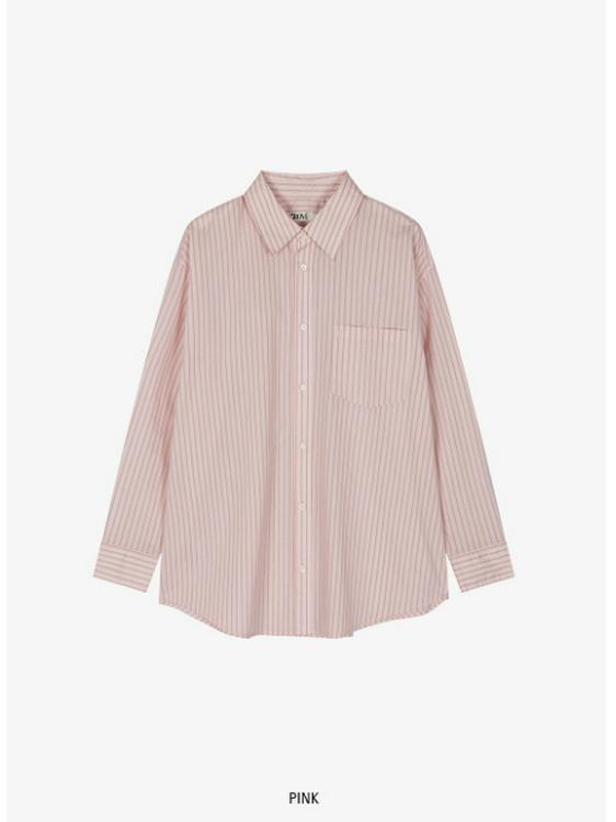 "Versatile Korean GR*VE Mid-Length Shirt with Back Split & Button Details + Striped Elastic Casual Shorts"