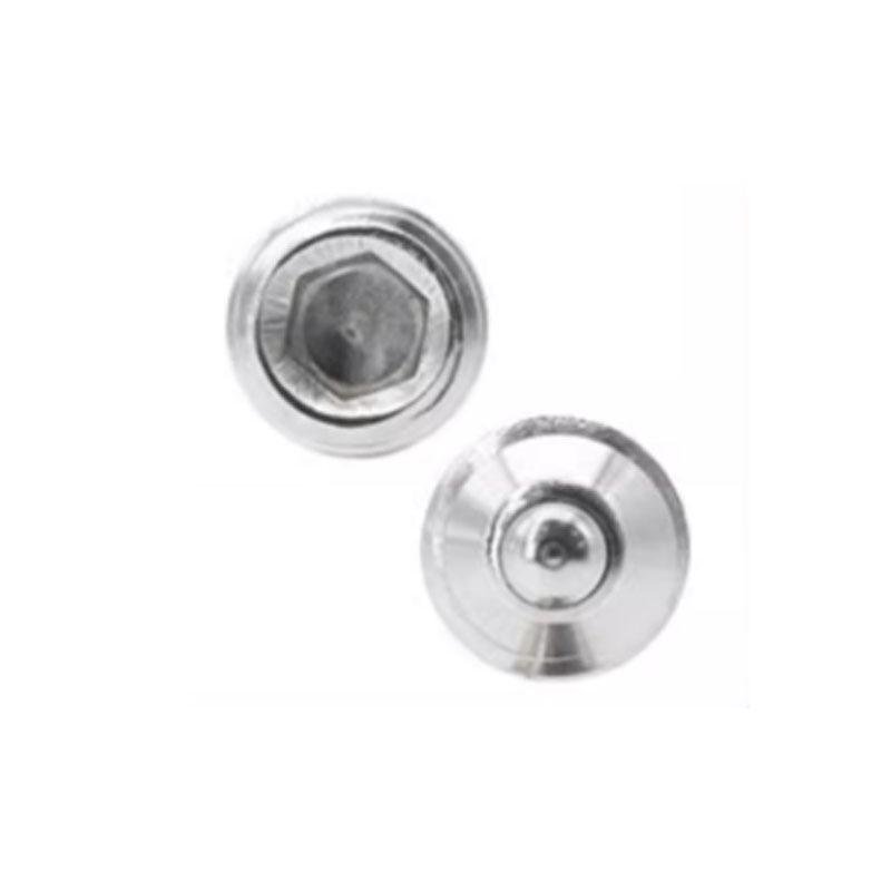 Stainless Steel 304 Spring Plunger, Telescopic Pin Ball Detent, M3-M12 Grub Screw with Cylindrical Head