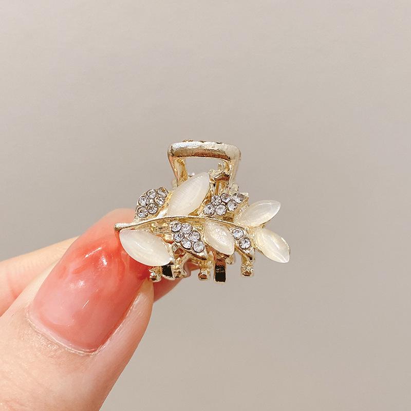 Women's Half-Tied Pearl Hairpin - 2024 New Side Clip for Back of Head