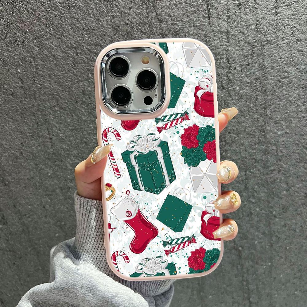 N115 Веселый рождественский дизайн С Новым годом Мягкие чехлы для телефонов iPhone 16Pro — фото 18