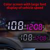 Solar Powered Heads Up Display Vehicle Speed Monitoring Supplies Auto Digital Speedometer for Sedans RVs SUVs Trucks Drivers