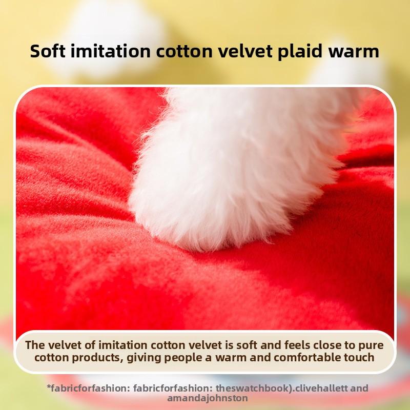 Autumn and Winter Dog Warm Closed House Kennel Medium and Small Dog Kennel Teddy Cat Litter Removable Pet Litter