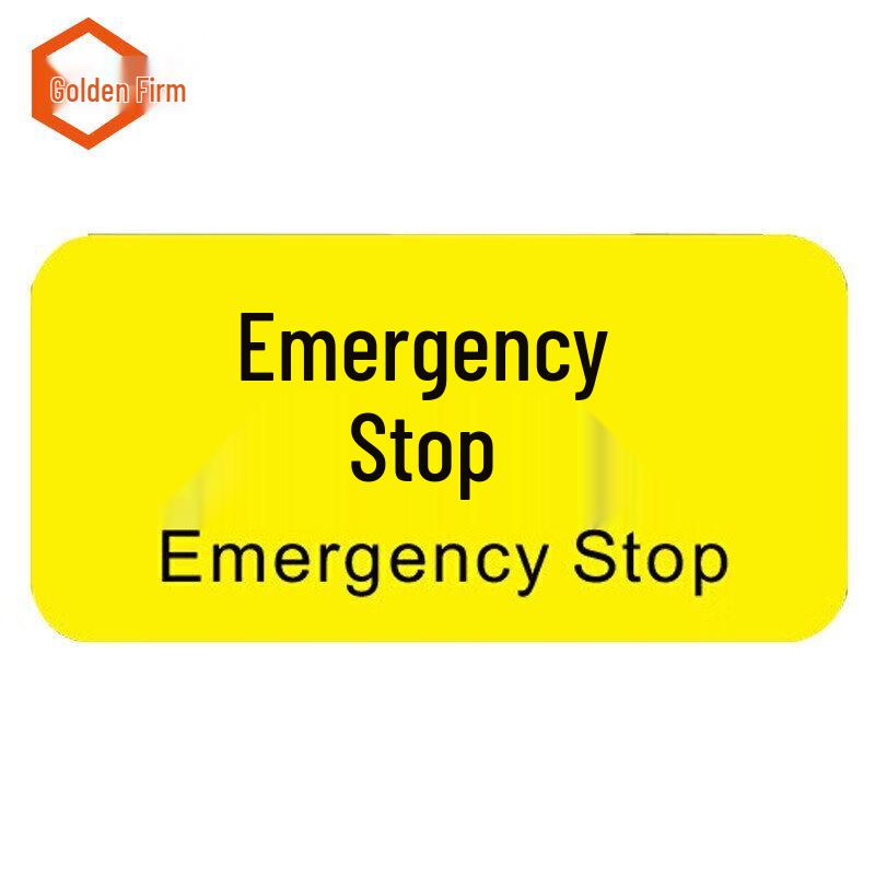 Jingulao kczq-39 Industrial Control Box Warning Labels 2x4cm