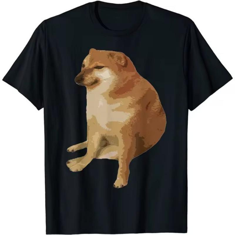 Printed Men's T Shirts Funny Summer Animals O-Neck Short Sleeve Casual Comforts Tee Shirt Tops Women