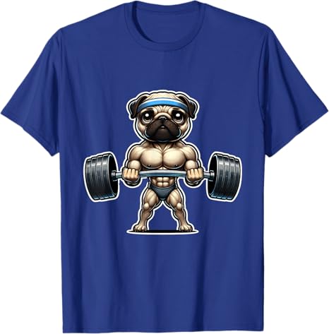 Trochu padne Trochu tlustý Vtipné Posilovna Roztomilý Panda Retro Tričko Fitness Sval Pug Vzpírání Pes Kreslené Tričko Novinka Dárek Y2k Bavlna