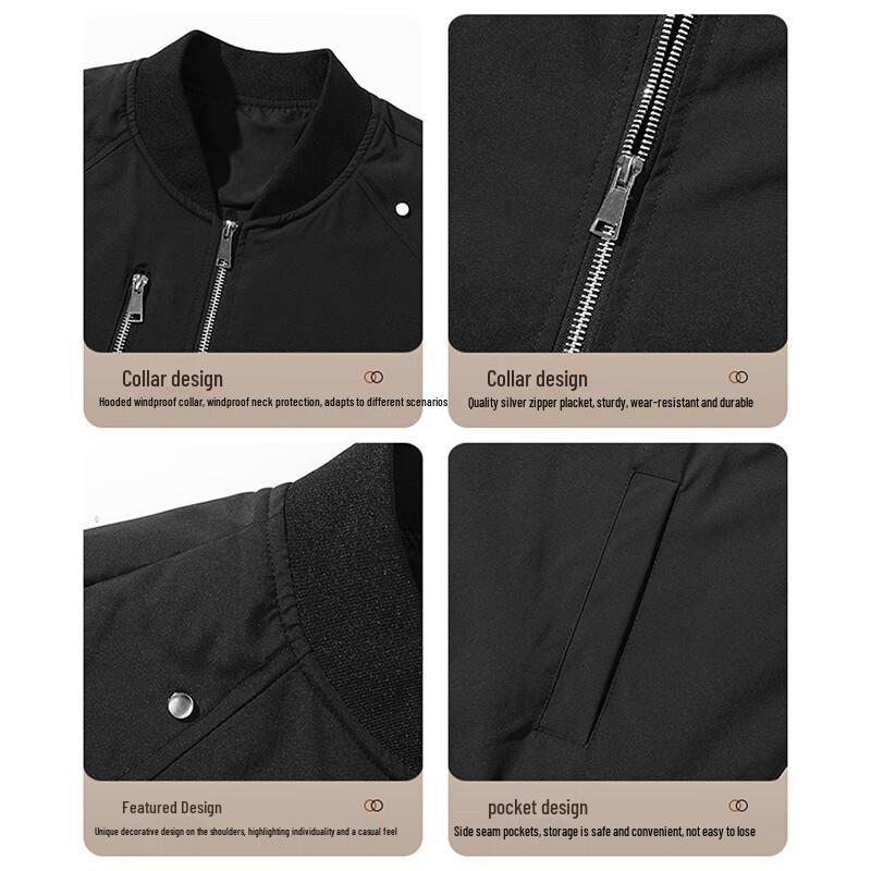 EASTERN CAMEL Unisex Windproof Pilot Jacket