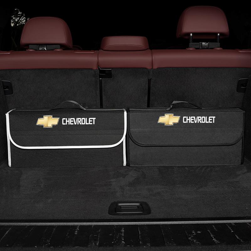 Car Trunk Organizer Box Large Capacity Folding Storage Bag For Chevrolet Corvette Montana TrailBlazer Silverado Traverse Camaro