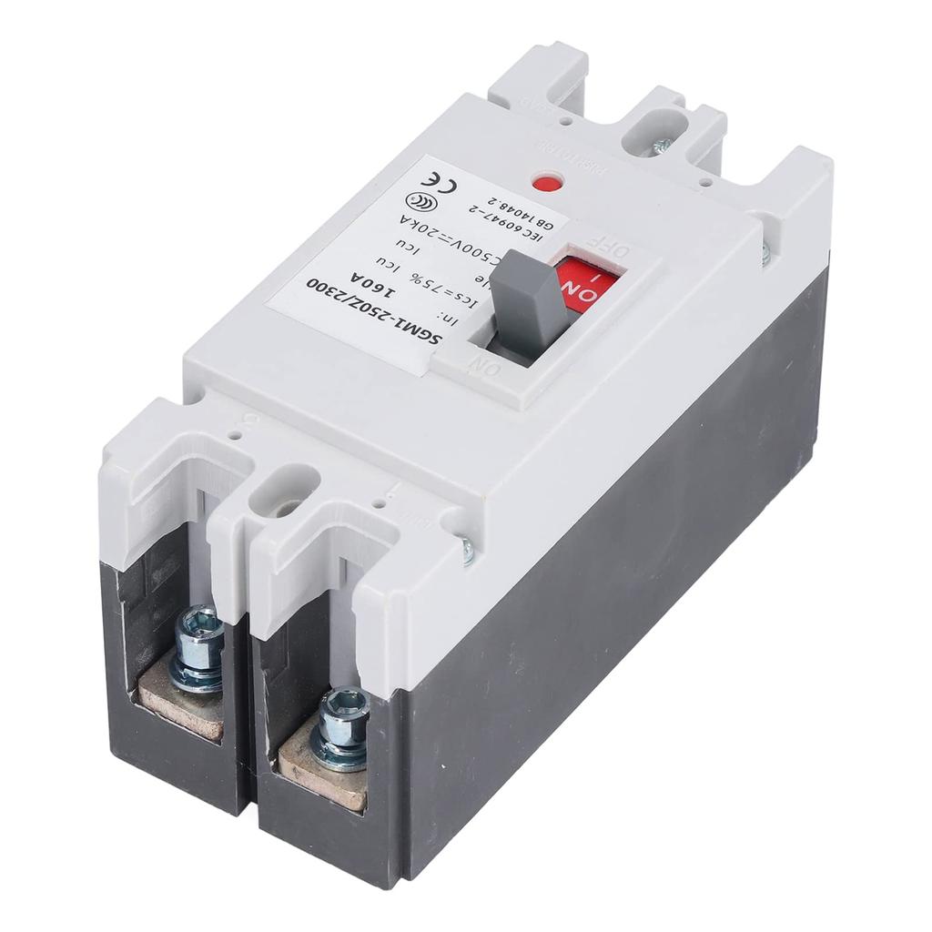 DC Circuit Breaker, 2P Molded Case, Solar Energy Switch, 500V, 160A
