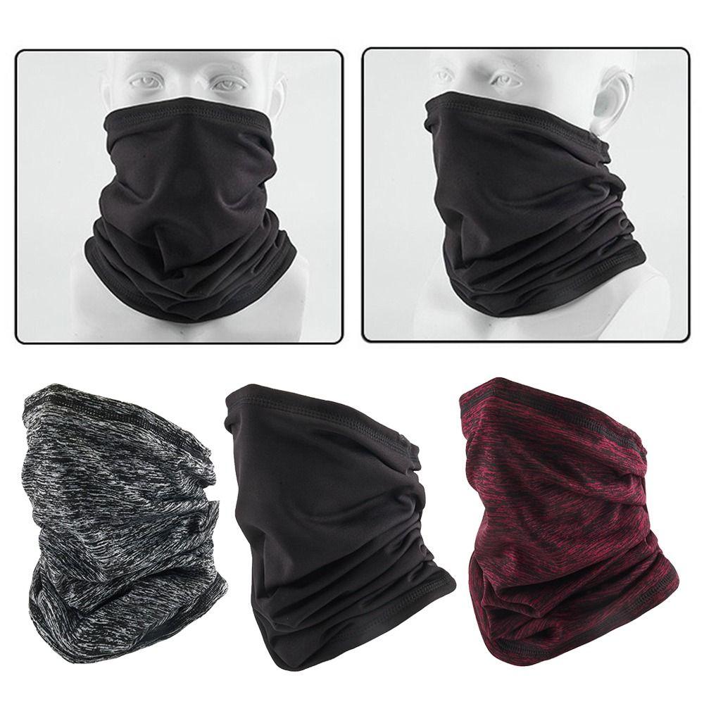Wool Sports Bandana Velvet Cycling Scarf Warm Neck Protection Face Scarf Men Women