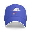 Washed Unisexs Baseball Cap Cat Rolling  Trucker Snapback Caps Dad Hat DND Game Golf Hats
