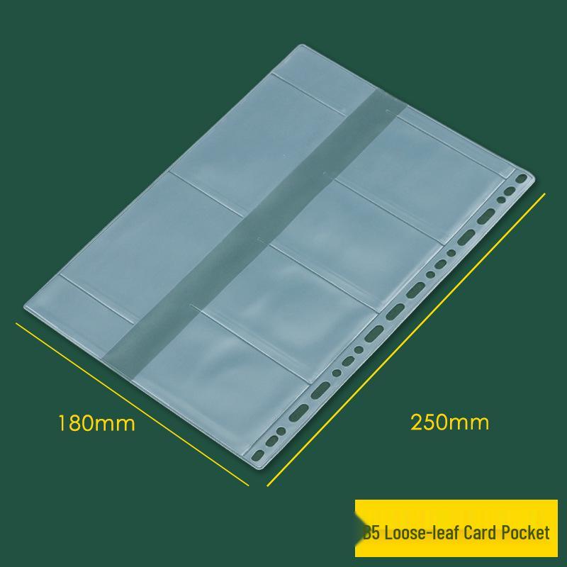 Clear PVC Bag for A6 Planners, A5 Storage, B5 Loose-leaf, Document & Card Holder