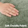 Soft Solid Color Chenille Pillow Hotel and Homestay Cushions Home Sofa Bed Decoration Pillow Thicken Wear-resistant Removable and Washable Pillowcase