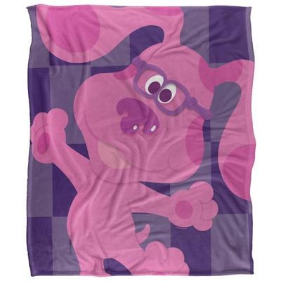 Blue's Clues Silky Magenta Supersoft Blanket