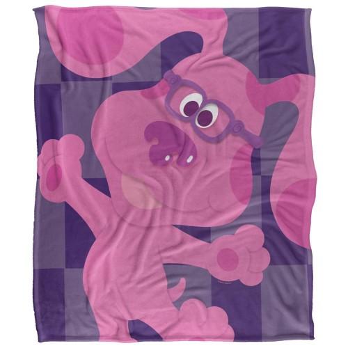 Blue's Clues Silky Magenta Supersoft Blanket