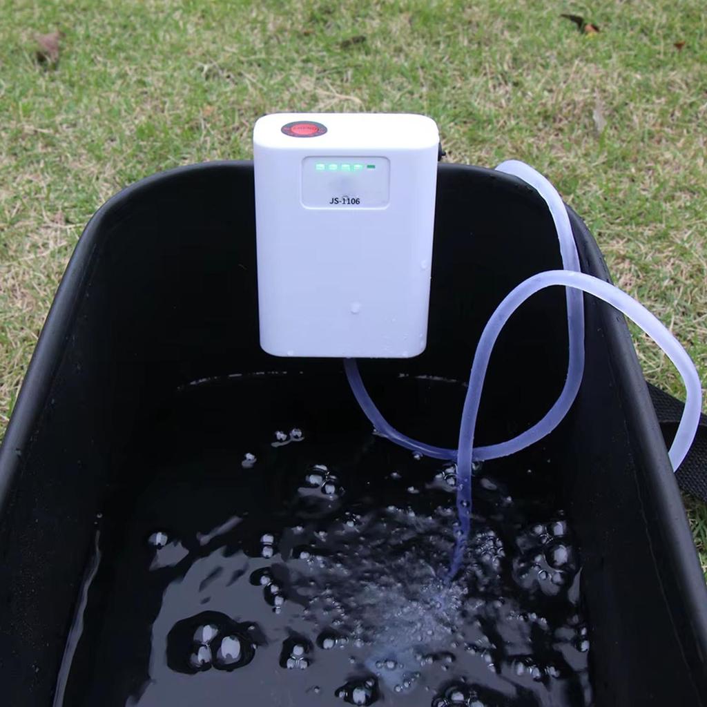 Aquarium Air Pump Quiet Fine Bubble Equipment Battery Operated Aquarium Pump for Enthusiasts Anglers Keepers Hobbyists Backyard