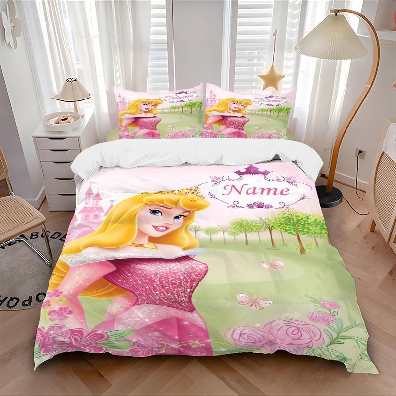 Custom Snow White Garden Bedding 3 Piece Set HD Print Duvet Cover Pillowcases for Teens Adult Bedroom Decoration