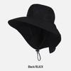 Unisex Outdoor Wide-Brim Sun Hat with Neck Flap
