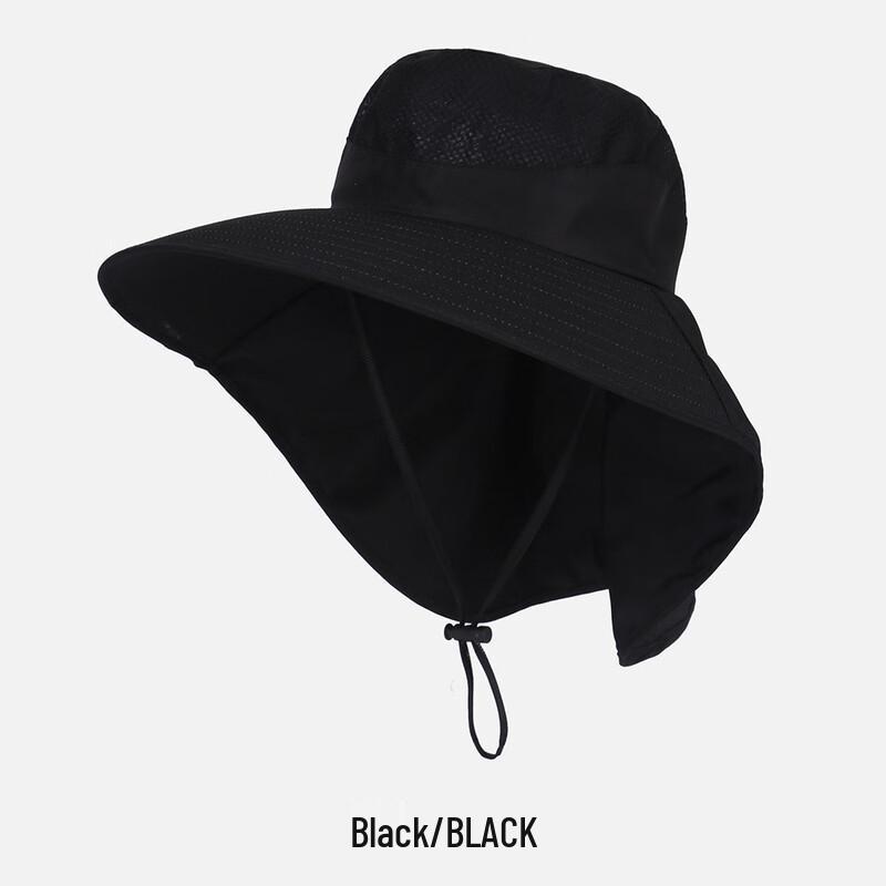Unisex Outdoor Wide-Brim Sun Hat with Neck Flap