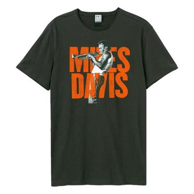 Amplified Unisex Adult Miles Davis Logo T-Shirt