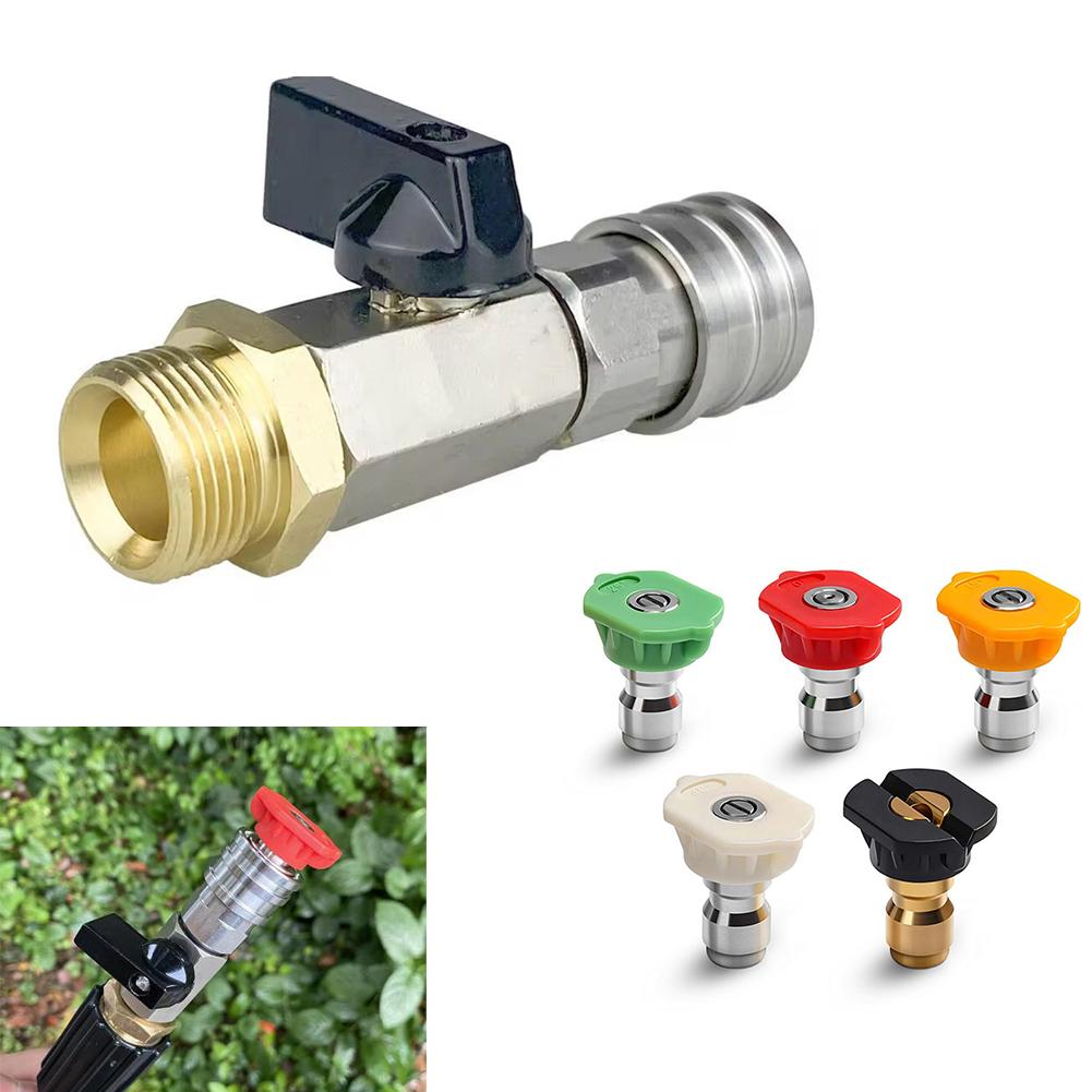 Ball Valve Hose Switch High Pressure Washer Stainless Steel Construction