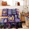 Happy Birthday Customize Your Name Home Blanketss Birthday Wishes Heart Butterfly Comfortable Soft Lightweight All Season Multipurpose Blanket For