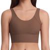 Intimo Sportivo a Colore Unico con Schiena a U Colore Unico per Allenamento Yoga Fitness Corsa Pilates Abbigliamento Yoga Reggiseno
