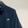 New Balance Summer Seersucker Stand Neck Windbreaker Nbnaf31713 Navy
