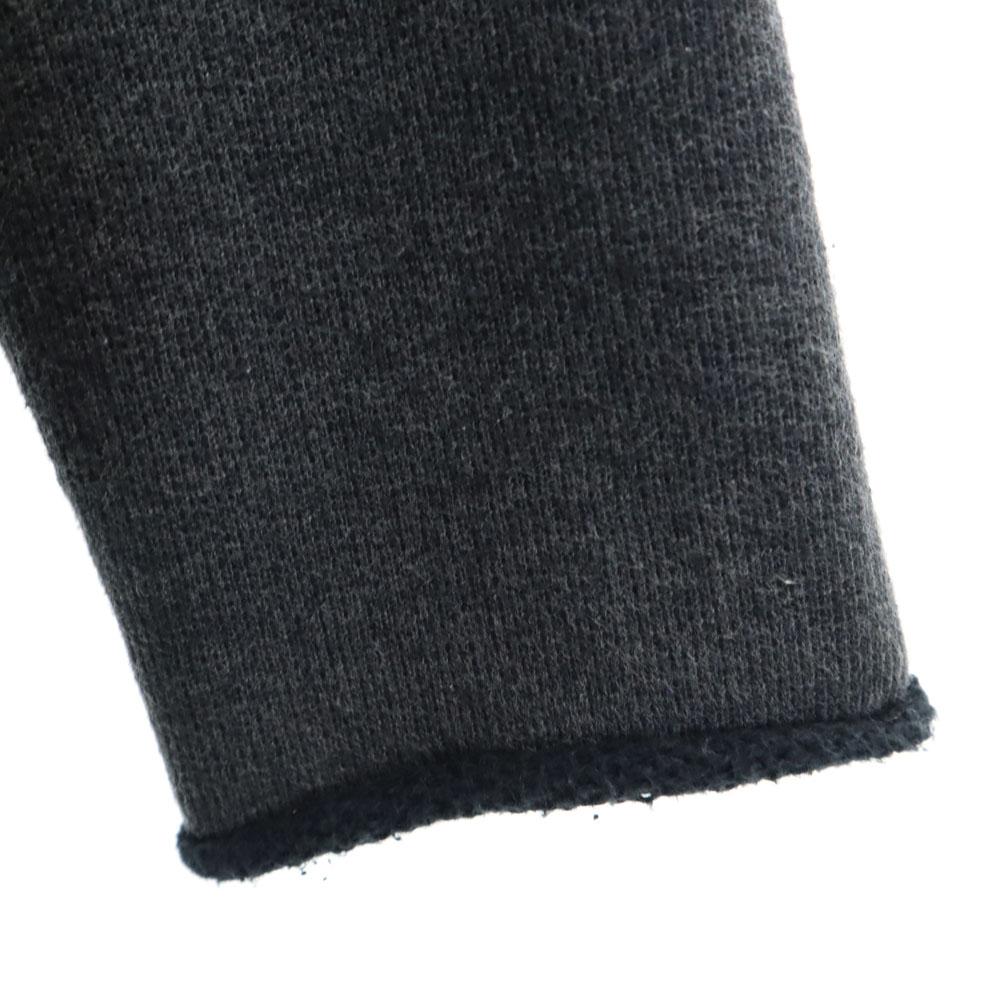SEE BY CHLOE Long Sleeve Cotton Knit Sweater XS Gray X Navy Women Used
