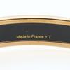Used HERMES bracelet Emaille PM metal 22.2g blue purple Gold Plated