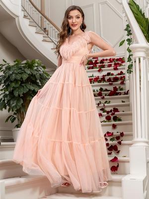 Elegant Off-Shoulder Slim Fit Bridesmaid Evening Dress