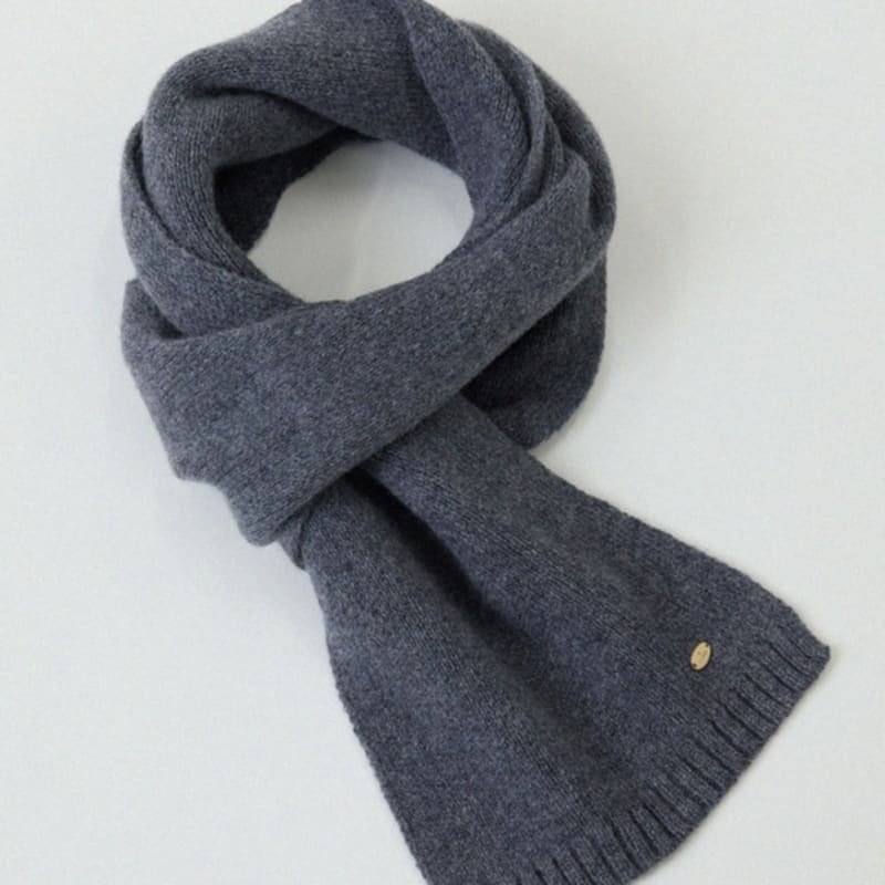 LE STUDIO SIMPLE WOOL MUFFLER 5 COLOR