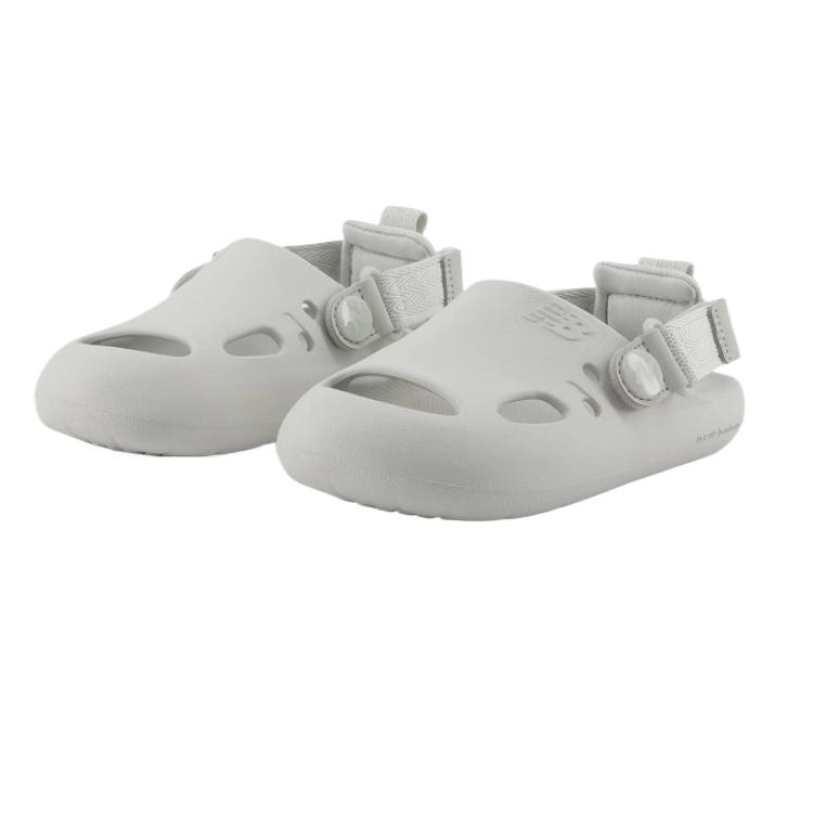 New Balance Fabric Comfortable Simple Fitting Lightweight Walking Shoes Baby Shoes Gray SICLGC1