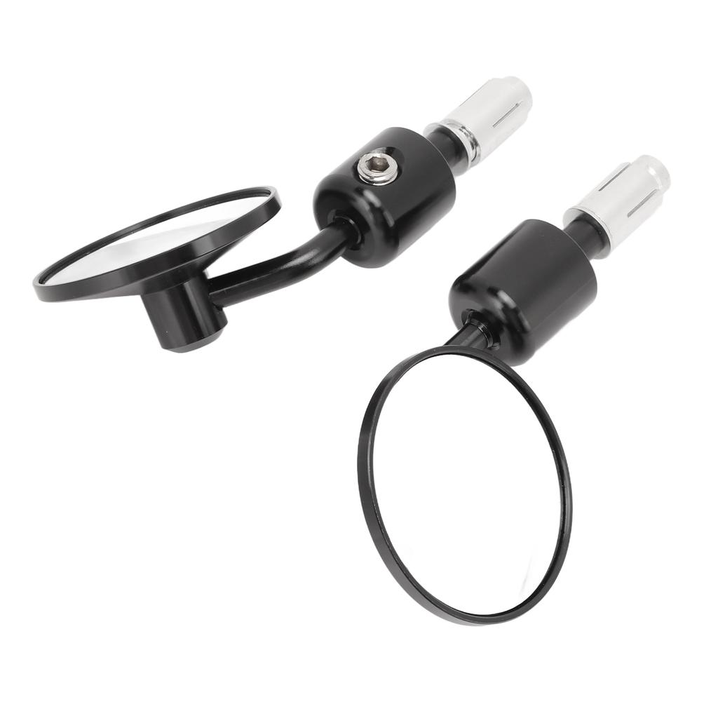 1 Pair Motorcycle Handle Bar End Mirrors Round 7 8in Rear View Mirror Replacement for Aprilia Tuono Mana Dorsoduro