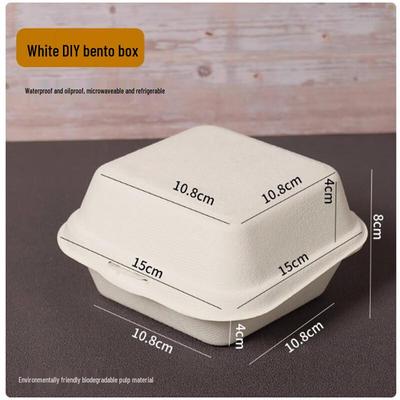 6-inch Disposable Paper Pulp Food Containers