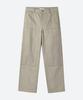 MOONSUN Unisex, Washed Cinch-Back Pants / Beige