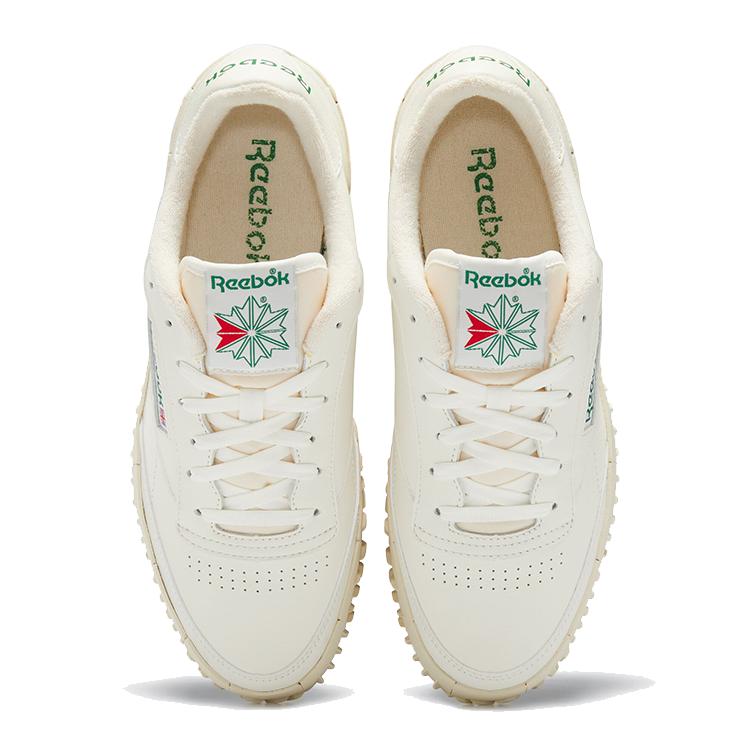 Reebok Club C Vibram Chalk Glen Green Unisex Sneakers Cream Vintage-Chalk GV6930