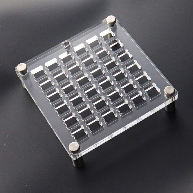 Acrylic Base Manual Mechanical Keyboard Switch Tester - Compatible with Cherry Black, Red, Brown, Green, and Silver Switches