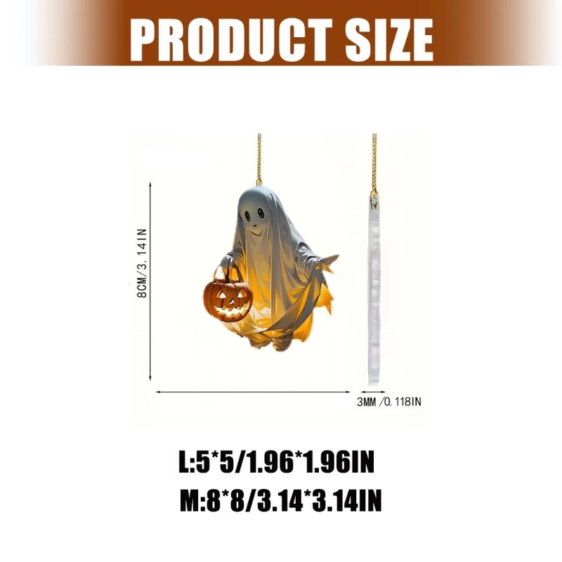 Lightweight Shatter Resisitant Halloween Holiday Christmas Hanging Decoration Suitable For Vehicle Festive Home Display