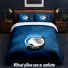 Atalanta FC Design Bed Bedding Set 1 Duvet Cover + 2 Pillowcases Soft Breathable Household Bed Linens