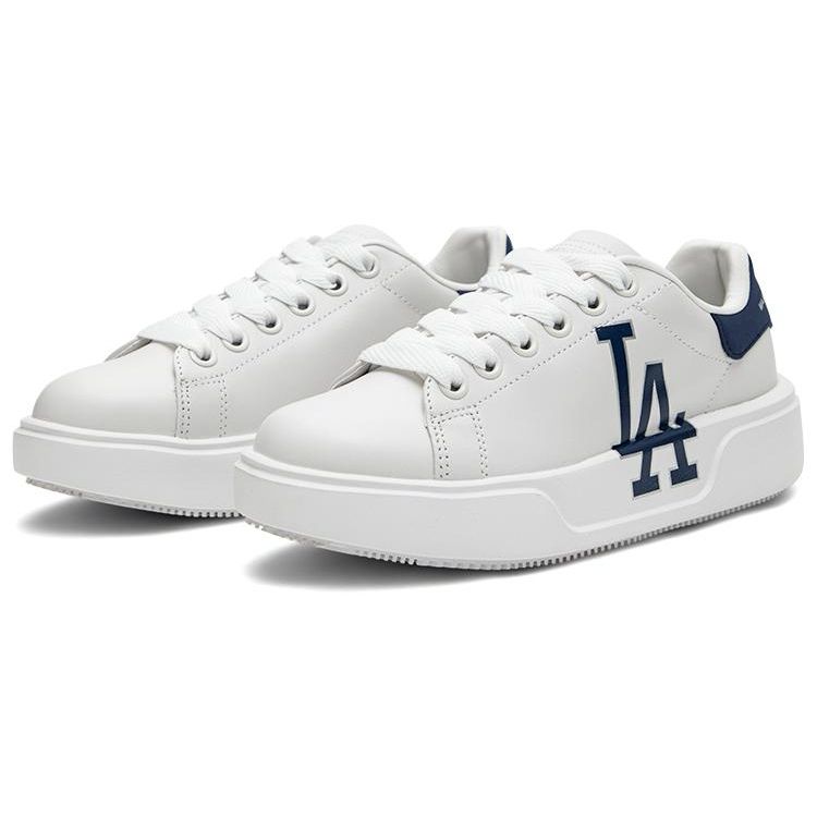 MLB Chunky Classic Low-Top Sneakers Unisex Sneakers White Blue 3ASXCCB3N-07WHS