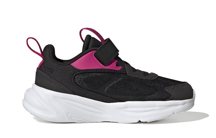 Adidas Neo Ozelle Cushioning Breathable Low top Kids' Running Shoes Black Kids' GW1563