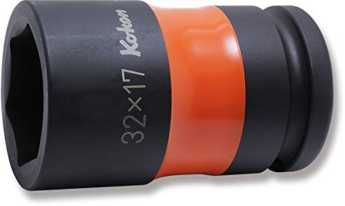 

Головка для ударной гайки 32 мм x 17 мм [Ko-ken] PW6P-32x17 3/4 (19мм)кв.м.. (комбинированный тип/тонкий цвет)