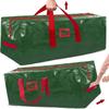 1pc Large-capacity Christmas Tree Storage Bag Suitable for 7/9ft Christmas Trees, Waterproof and Dustproof Woven Luggage Moving Bags