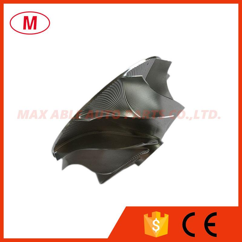TD04HL 39.60/51.00mm 9+0 blades Turbo Billet Compressor Wheel/Aluminum 2618/Point Milling/Turbocharger Impeller for CHRA/Core